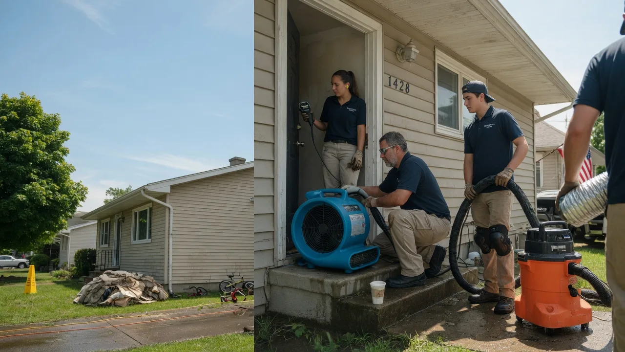 Water Damage Restoration in Morral, OH near me